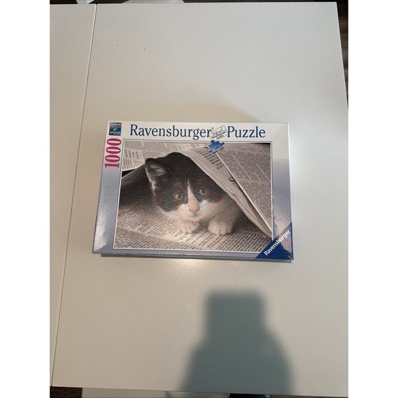 Ravensburger Kitten Newspaper 100% Complete Jigsaw Puzzle 1000 Piece 19 250 4 - Picture 5 of 5